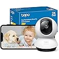 Tapo C220 2K Pan/Tilt Indoor Camera , WiFi Security Camera, AI Detections, Customizable Privacy Mode, 2-Way Audio, Night Vision, Cloud and Local Storage, Works With Alexa and Google, No Monthly Fee