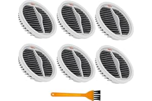 CHUANCHENG 6-pak zmywalnych filtrów HEPA do bezprzewodowego odkurzacza Xiaomi Roidmi X20 / X30 / X30 / S2 / F8 Storm Pro