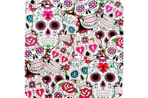 HYDRA WATER TRANSFER PRINTING Water Transfer Printing Film Hydrographie Kit Feuille Water Transfer Printing Activateur Activator Hydrographics crânes et Flammes Largueur: 50cm. Longuer: 200cm (HLC-046)