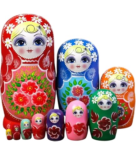 Poupées Russes Contes de fées T8443 : Artisanat russe sur notre boutique