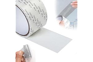 JClorix Nastro Riparazione per Zanzariere - 5 cm x 10 m, Auto-Adesivo in Fibra di Vetro e PET per Reti Antizanzare, Porte, Finestre, Piscine e Tende - Resistente ad Acqua e UV (Bianco)