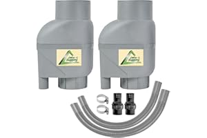 AMUR FILTRO PER ACQUA PIOVANA FILTRO PLUVIALE T33 FILTRO PER GRONDAIA 2 pz. zinco