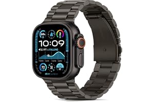 Tasikar Band Kompatibel med Apple Watch Band 49mm 46mm 45mm 44mm 42mm 41mm 40mm 38mm Premium rostfritt stål metall ersättningsrem kompatibel med Apple Watch Ultra SE Series 10 9 8 7 6 5 4 3