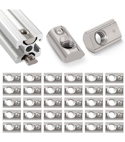 13029 | M5 Self-Aligning Roll-in T-Nut with Ball Spring