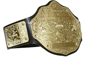 Maxan World Heavyweight Championship Big Gold Wrestling Replica Belt Size 2mm Gold
