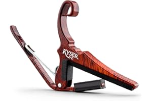 Kyser Cejilla Cambio-Rápido para guitarras clásicas y de flamenco, Palisandro, KGCRW
