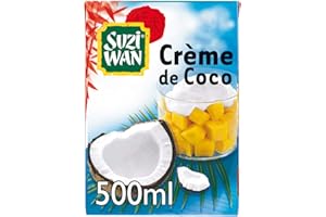 SUZI WAN Crème de Coco 500 mL - Pack de 12 unités