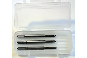 XGAGHB Lot de 3 tarauds manuels M 3,5 x 0,6 - HSS DIN352 - Filetage à droite - M3,5 x 0,6