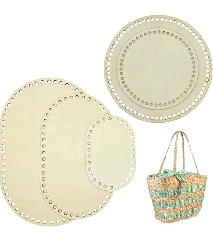 Fond De Panier En Bois PH PandaHall - 3 Tailles Rectangulaires Pour Crochet & Tricot