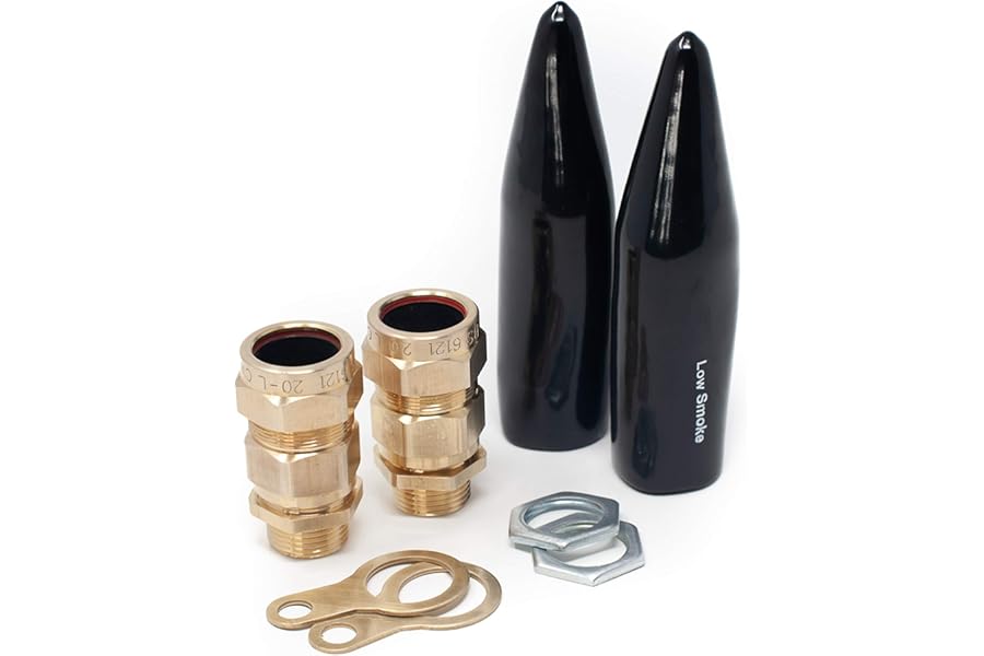 Kit of 2 CW25 Cable Glands for SWA Armoured Cable (Suitable for Outdoor Use) Ideal for Use with Outdoor Sockets and Junction Boxes (M25)