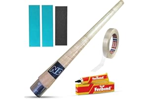 ND SPORTS Toe Guard Cricket Bat Repair Kit | Complete Bat Toe Protection & Repair Set | Includes Toe Guard, Adhesive, Sandpaper & Tape