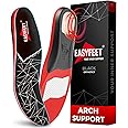 Premium Anti-Fatigue Shoe Insoles - Plantar Fasciitis Arch Support Insoles for Men and Women Shoe Inserts - Orthotic Inserts - Flat Feet - Insoles for Arch Pain High Arch - Boot Insoles XS