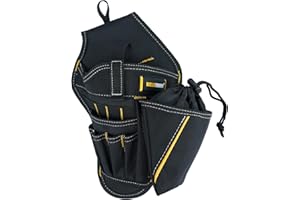 MELOTOUGH Drill Holster Impact Driver Holster with Bit Pouch Heavy Duty Impact Holster for Tool Belt