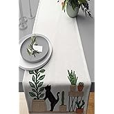 Viva Home 40X140Cm Runner Dokuma Leke Tutmaz Premium Tay T&uuml;y&uuml; Kumaş Masa &Ouml;rt&uuml;s&uuml; Kakt&uuml;sl&uuml; Rnr444