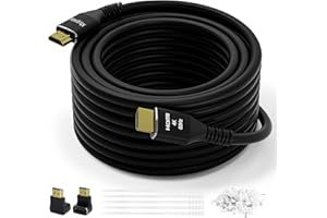 Mygatti Cavo 4k HDMI da 10 Metri,cavo Ultra HD HDMI 2.0,connettori placcati in oro,4K@60Hz,HDCP 2.2, ARC,cavo HDMI per laptop, monitor, HDTV, PS5, Xbox One e altro