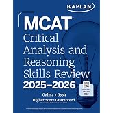 MCAT Critical Analysis and Reasoning Skills Review 2025-2026: Online + Book