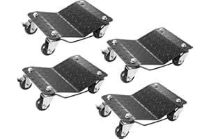 VEVOR Wheel Dolly, 2722 kg Car Moving Set of 4 Piece, Heavy-duty Tire Stake Cart for Moving Cars, Trucks, Trailers, Motorcycles, and Boats