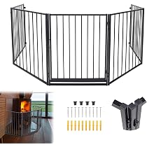 RELAX4LIFE Kaminschutzgitter Metall, Absperrgitter, Kinderschutzgitter