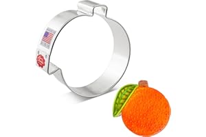 ANN CLARK COOKIE CUTTERS Ann Clark - Cortador de galletas naranja (8,25 cm)