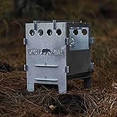 Kamp Ayısı&reg; PyroLite&trade; Ateş Kutusu: Pratik ve Katlanır &Ccedil;ok Yakıtlı &Ccedil;antalı Metal Kamp Ocağı