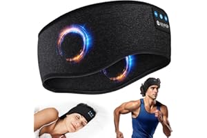 LOVE EYE Sleep Headphones Wireless Bluetooth 5.4 Headband Headphones for Sleeping & Sport,Soft Sleep Headband with Earphones for Men Women
