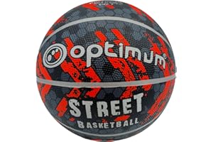 Optimum Basketball Balls - Durable Korean Rubber, All-Weather Grip, Regulation Weight, Versatile for Indoor/Outdoor Play, Enhanced Control & Precision for Youth & Adults