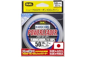 Yo Zuri Duel Hardcore Fluorocarbon Power Leader 50lb 50m H3344 (1202)