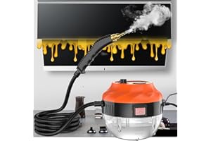 DOEDOEFONG Household Steam Cleaner 2500 W Dampfreiniger, Dampfreiniger Handgerät, Hochtemperatur-Druckdampfreinigungsmaschine mit Bürstenköpfen, Dampfsauger für Küchenmöbel Badezimmer Auto, für Küchenmöbel Boden