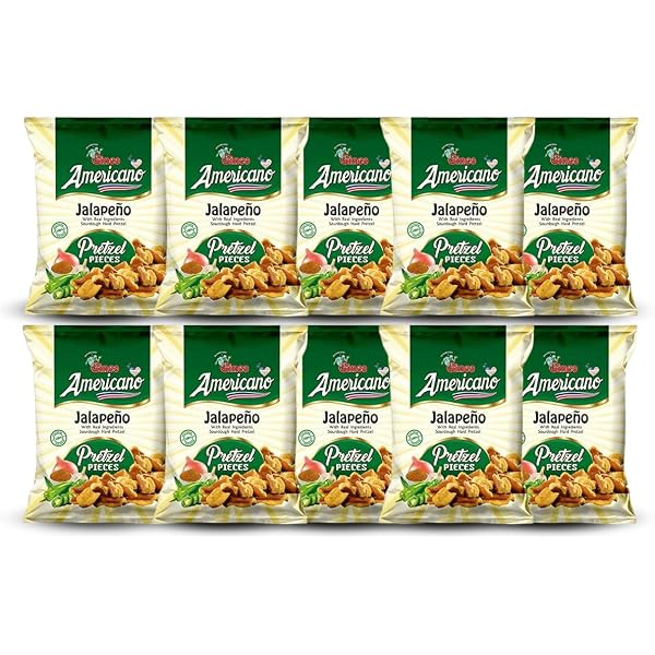 Love Pub Snacks Pretzel Pieces Jalapeno Flavour - Pub Card 12x50g :  Amazon.co.uk: Grocery