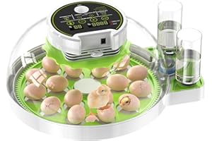 Brutautomat Vollautomatisch, 16-60 Egg Inkubator Hühner mit Automatischem Wenden Brutappara