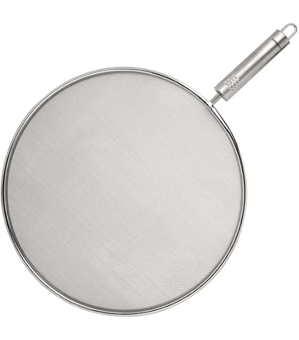 Protections Anti-éclaboussures Pour Poêles (lot De 3) - Ø 25, 29, 33 Cm, En Inox, Poignée Noire - 8