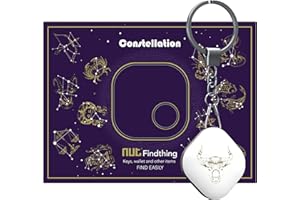 Nutale Buscador de Llaves Bluetooth Constelación - Localizador de Llaves Buscador Alarma Anti-pérdida Llavero Inteligente - Batería Reemplazable (Taurus)