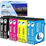 GoToners 603XL Cartucce Compatibili per Epson 603 XL Multipack per Expression Home XP-2100 XP-2105 XP-3100 XP-4100 Workforce 