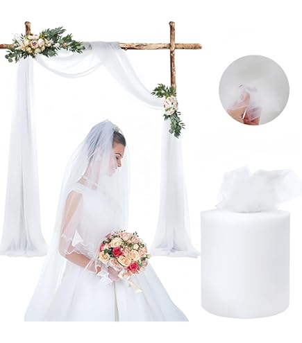 Rotolo Di Tulle 15 Cm X 100 M - Per Gonna Tutù, Decorazioni Feste E Fai Da Te - Foto 7