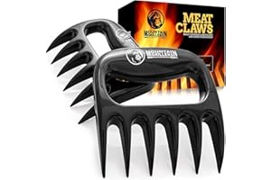 ‎MOUNTAIN GRILLERS Mountain Grillers Pulled Pork Gabeln - Hochwertige Meat Claws für amerikanisches BBQ Pulled Pork - Fleischkrallen aus Kunststoff zum Zerteilen - Spülmaschinenfeste Bärentatzen Für Grillabende
