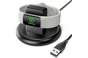 Vancle laddare för Fitbit Charge 6/Charge 5 laddkabel, 2025 ny magnetisk laddningsstation, med USB-laddningskabel (135 cm)