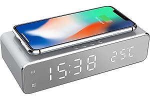 CAOLATOR Precision Alarm Clock, White, One Size