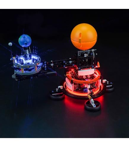 Sistema Solare Set Di Costruzione Con Luce - Esplorazione Spaziale