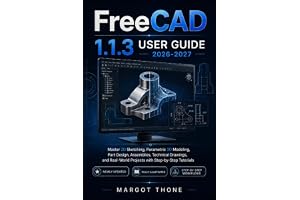FreeCAD 1.1.3 User Guide 2026-2027: Master 2D Sketching, Parametric 3D Modeling, Part Design, Assemblies, Technical Drawings