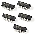 5pcs 74HC02 7402 IC NOR Gate Logic Gate, 2 Input, 5.2 mA, 2 V to 6 V, DIP-14