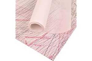 ORGUJD Papier à découper, 10 m x 100 cm, papier à découper vierge, papier transparent pour patron de découpe, etc.