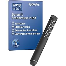 Supporto Doccia Universale Duravit - Staffa Per Doccetta A Mano, Nero Opaco | Installazione A Parete - Foto 5