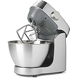 Kenwood KHC29.A0SI Impastatrice Planetaria Prospero+, Ciotola capiente in acciaio da 4,3L, Dotato di 3 utensili di miscelazio