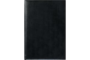 ‎ZETTLER KALENDER Buchkalender schwarz 2024 - Bürokalender 14,5x21 cm - 7 Tage auf 6 Seiten - wattierter Kunststoffeinband - Stundeneinteilung 7 - 19 Uhr - 873-0020
