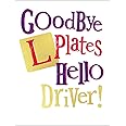 Danilo Promotions Limited Goodbye L Plates, You Passed Your Driving Test Card, Well Done Card,Multi,172mm x 124mm