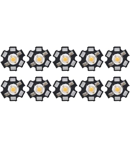 50 Stück LED Linsen 20mm - PMMA Optik Mit 5-120 Grad Für 1W/3W/5W Chips