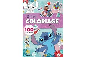 Disney Stitch - Coloriage avec plus de 100 stickers