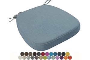 seokor Chair Cushion Kitchen, Memory Foam Chair Pads, 40x38/43x40/43x42cm with Ties Non-Slip Chair Pads，Outdoor Indoor Seat Cushion for Dining Office Garden Chair(Color17,40x38x8cm)