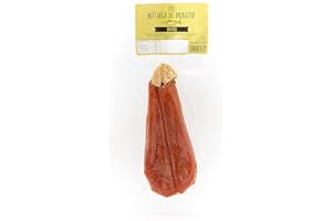 CUORE D'ARANCIA Slow Sardinia - Bottarga di Muggine, Antico Procedimento Tradizionale Sardegna, Uova Essicate Artigianalmente, Per Primi Piatti e Antipasti, bottarga intera, 75-100g