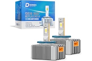 MOTORHOOK 2 Stück D5S Xenon Brenner 12V 35W,Xenon-Scheinwerferlampe, 6000K Tageslichtweiß, D5S mit Zertifizierung, Ersatz für HID-Xenonlampen, Stabile Leistung & Extrem Langlebig